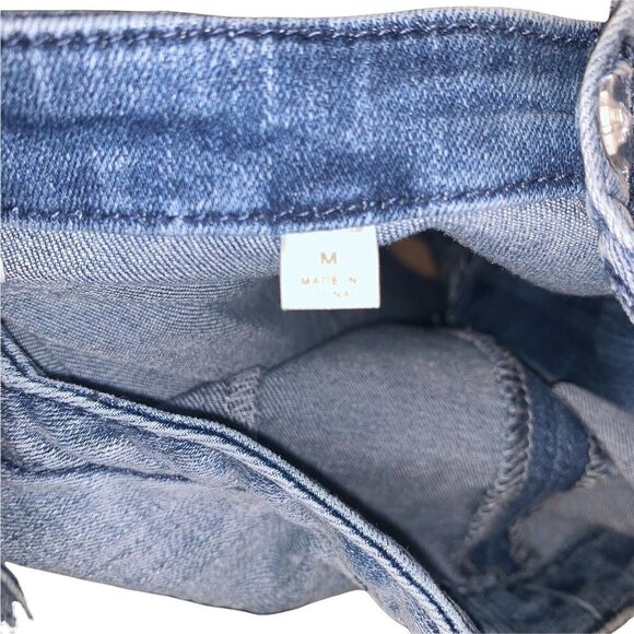 AG Adriano Goldschmied Kids Girl's M Medium Big Hattie Romper Denim Light Wash - Picture 5 of 6